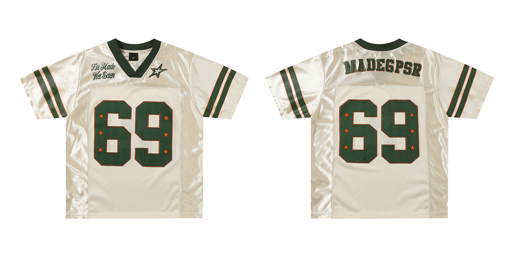 Oversized Mesh Jersey Tee - COPPING THREADS - 0123Start