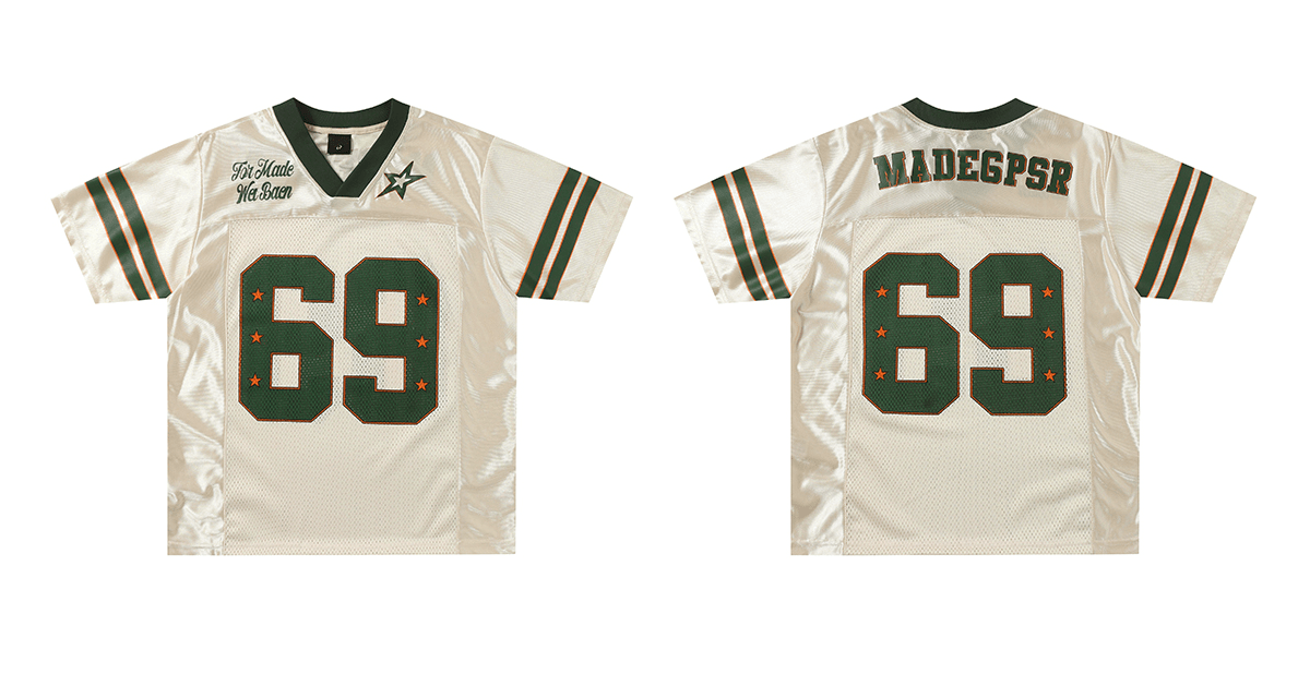 Oversized Mesh Jersey Tee - COPPING THREADS - 0123Start