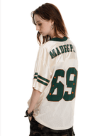 Oversized Mesh Jersey Tee - COPPING THREADS - 0123Start