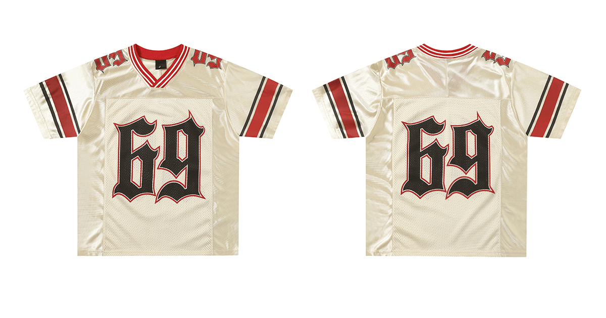 Oversized Mesh Jersey Tee - COPPING THREADS - 0123Start