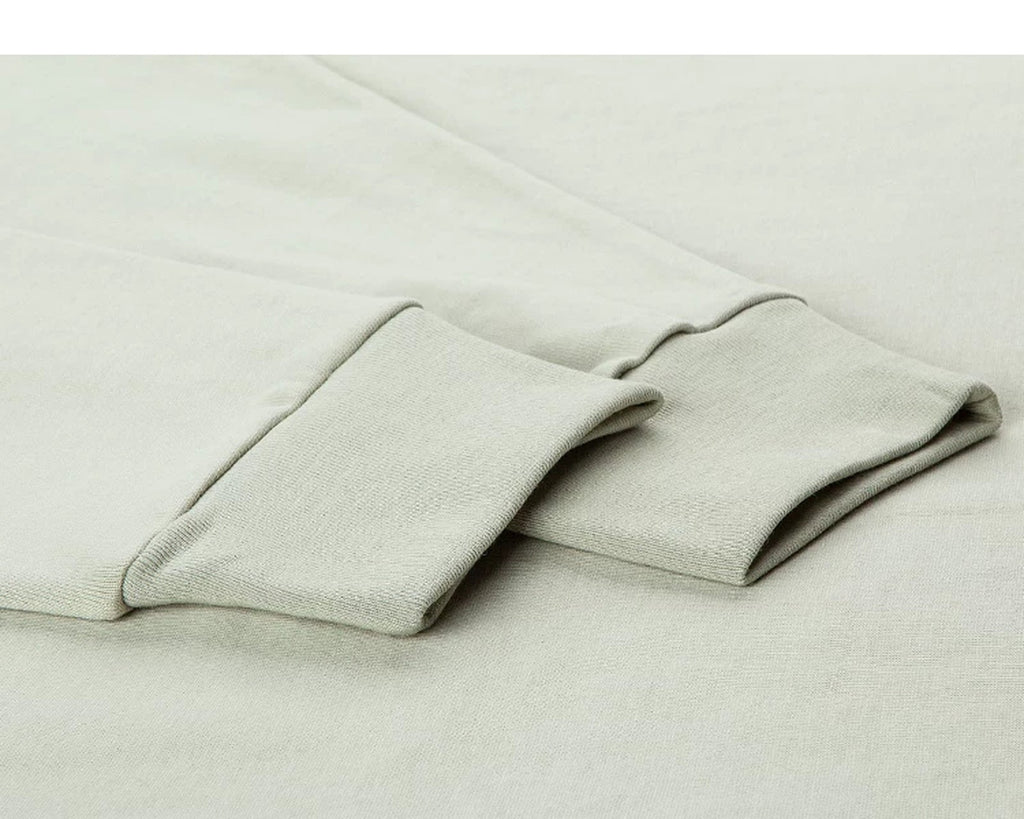 Oversized Mock-Neck Long-Sleeve Tee - COPPING THREADS - IDLT