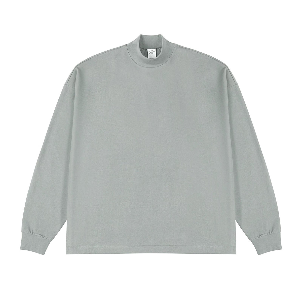Oversized Mock-Neck Long-Sleeve Tee - COPPING THREADS - IDLT Main image