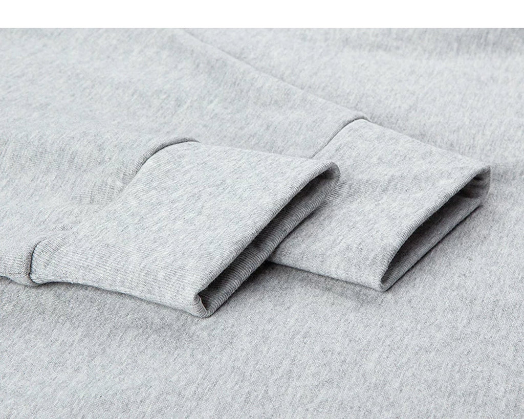 Oversized Mock-Neck Long-Sleeve Tee - COPPING THREADS - IDLT