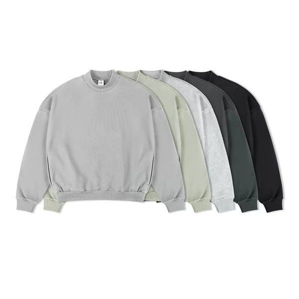 Oversized Mock-Neck Sweatshirt - COPPING THREADS - IDLT