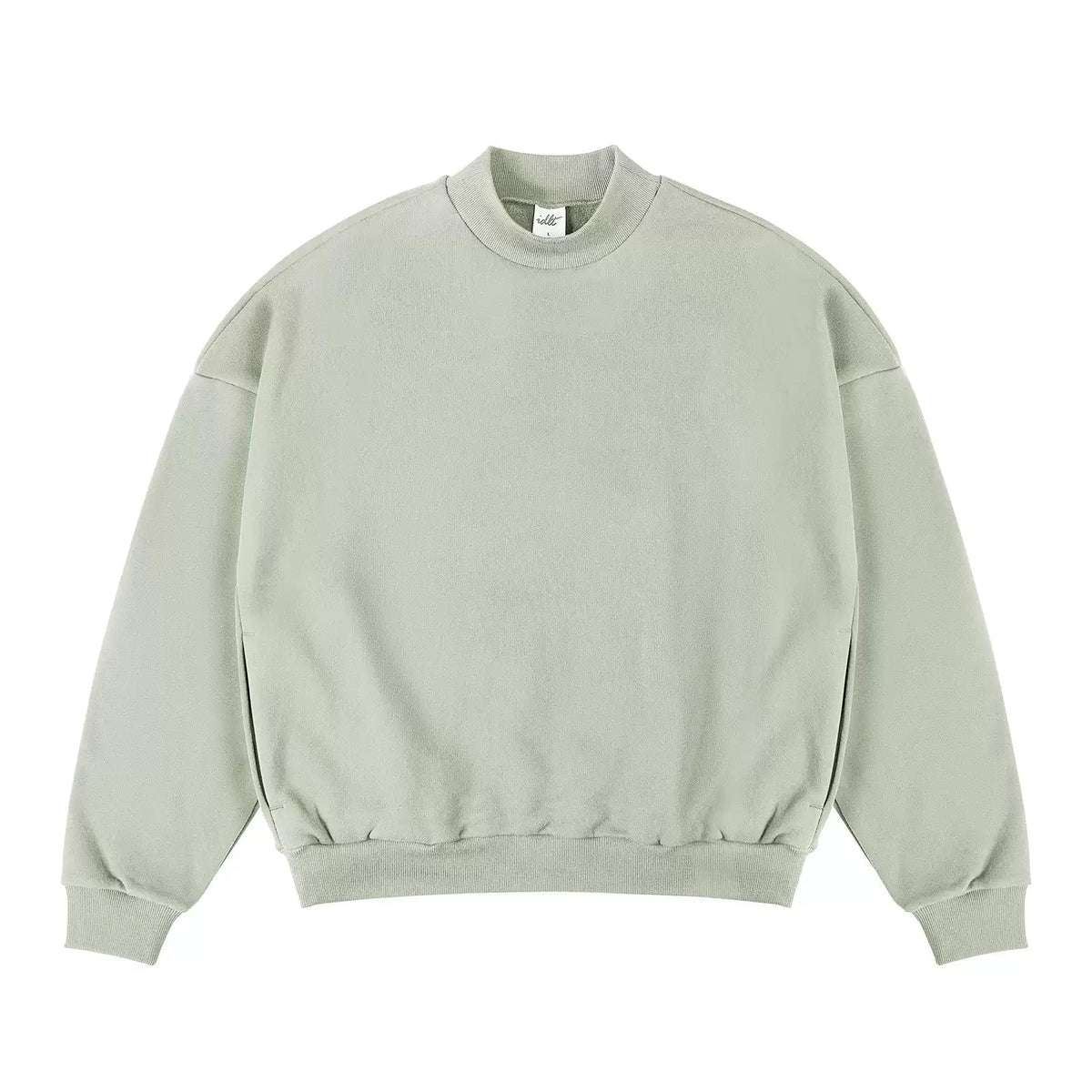 Oversized Mock-Neck Sweatshirt - COPPING THREADS - IDLT