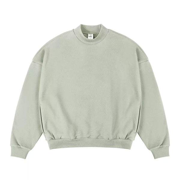 Oversized Mock-Neck Sweatshirt - COPPING THREADS - IDLT