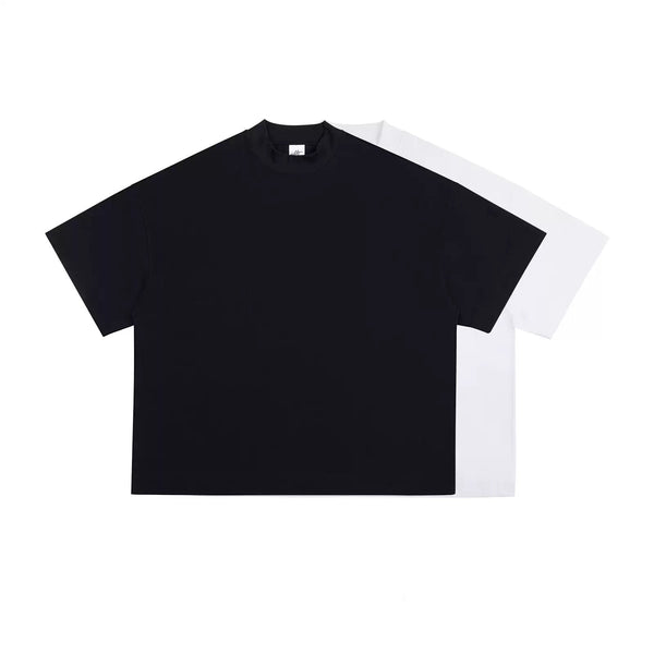 Oversized Mock-Neck Tee - COPPING THREADS - IDLT