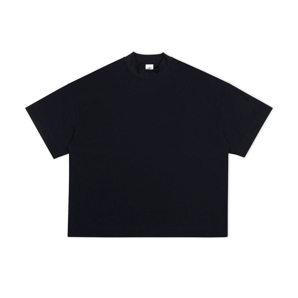 Oversized Mock-Neck Tee - COPPING THREADS - IDLT
