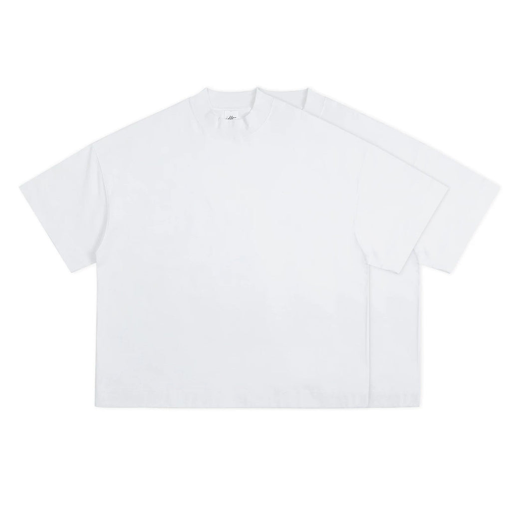 Oversized Mock-Neck Tee - COPPING THREADS - IDLT