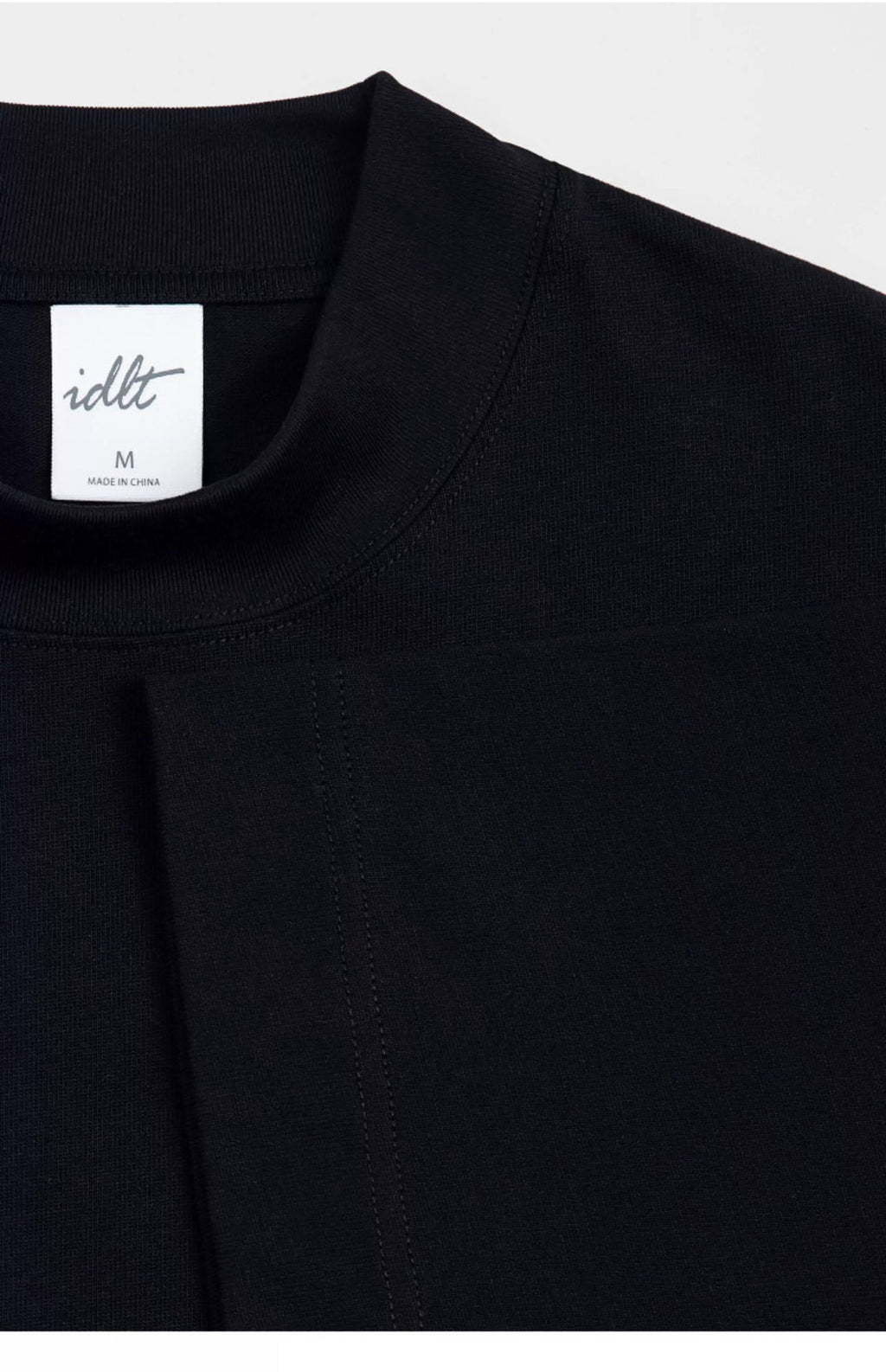 Oversized Mock-Neck Tee - COPPING THREADS - IDLT