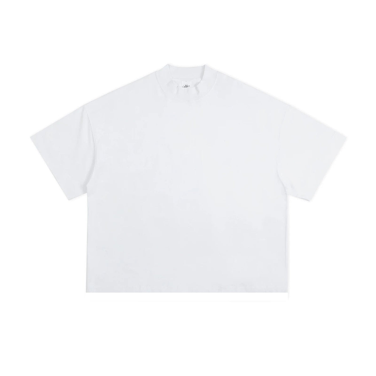 Oversized Mock-Neck Tee - COPPING THREADS - IDLT Main image