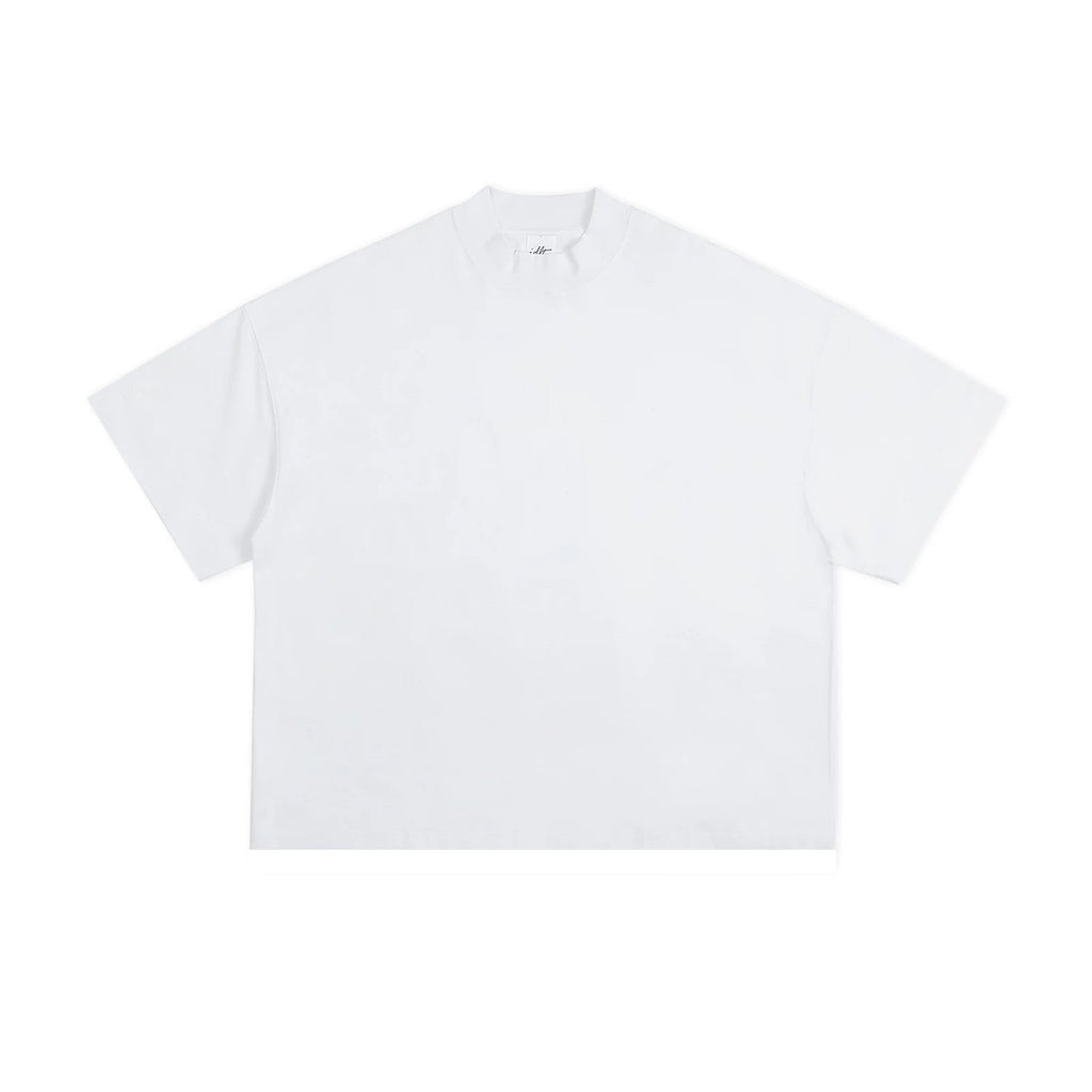 Oversized Mock-Neck Tee - COPPING THREADS - IDLT