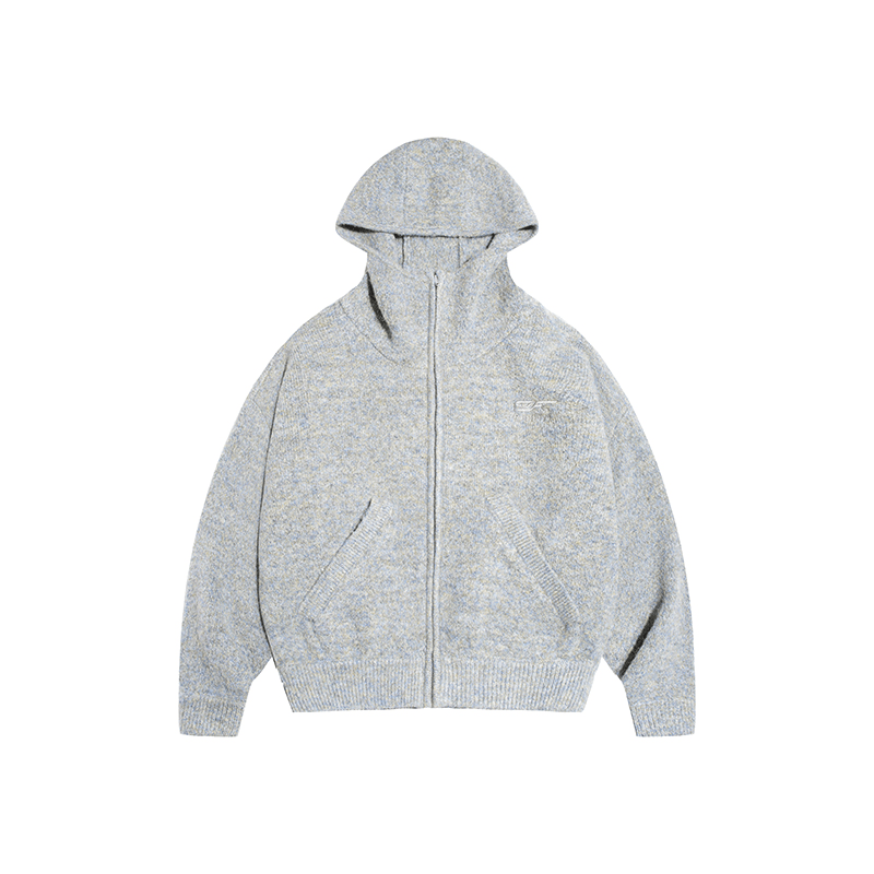 Oversized Mohair Knit Zip Hoodie - COPPING THREADS - RAPPEYE