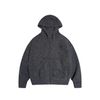 Oversized Mohair Knit Zip Hoodie - COPPING THREADS - RAPPEYE