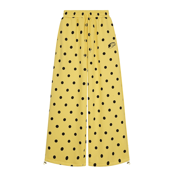 Oversized Polka Dot Fleece Sweatpants - COPPING THREADS - CT Select