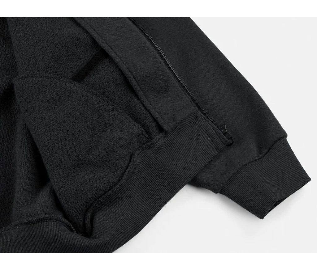 Oversized Raglan Zip Sweatshirt - COPPING THREADS - IDLT