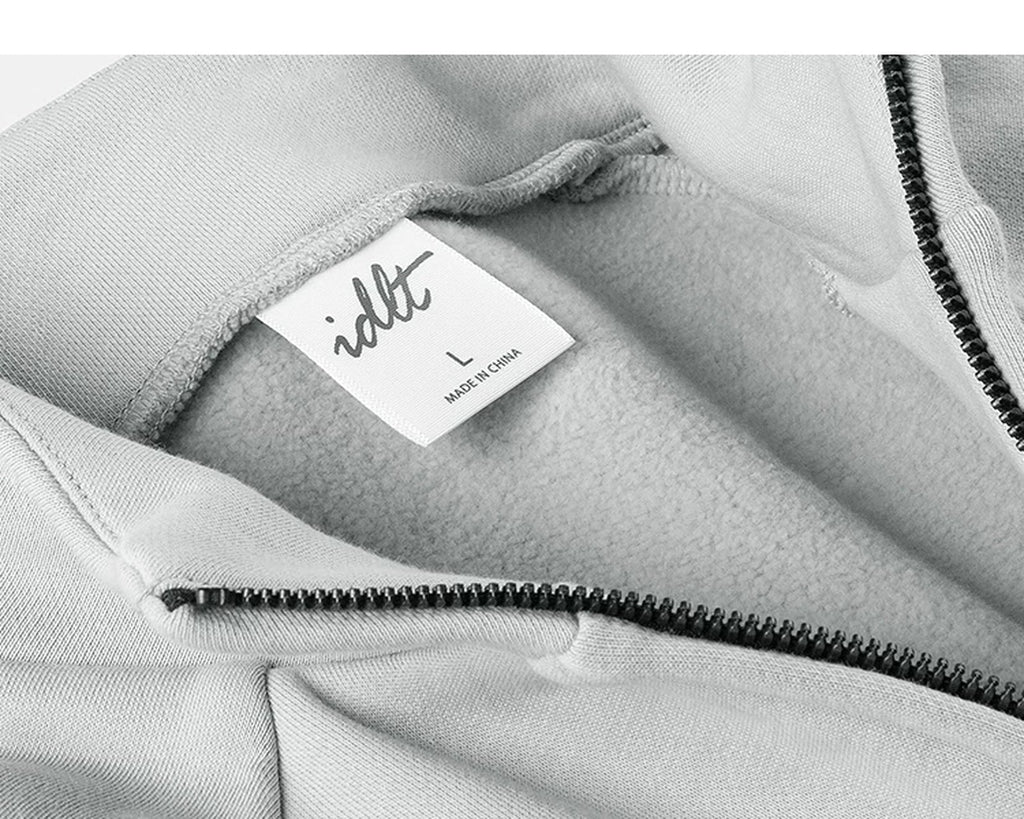 Oversized Raglan Zip Sweatshirt - COPPING THREADS - IDLT