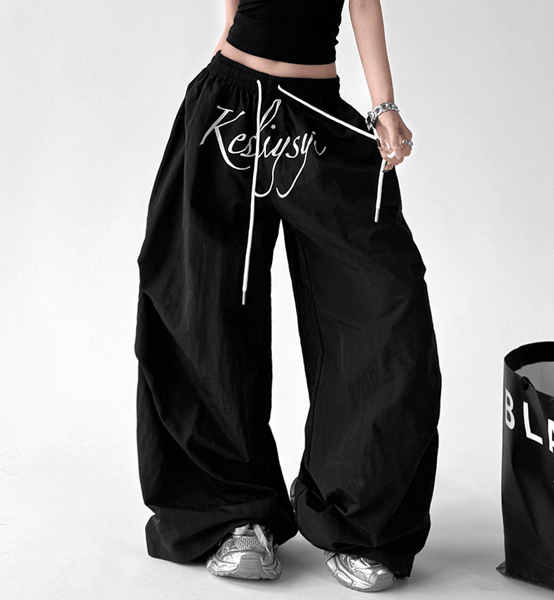 Oversized Script Parachute Pants – CT6616 - COPPING THREADS - CT Select