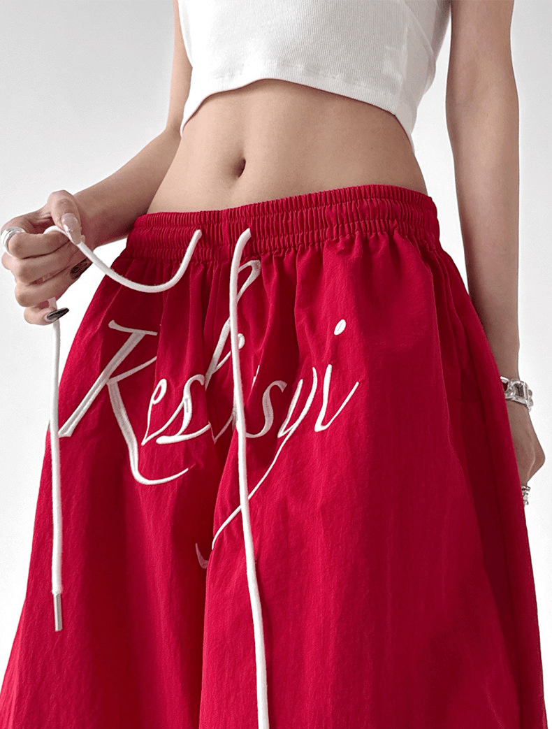 Oversized Script Parachute Pants – CT6616 - COPPING THREADS - CT Select