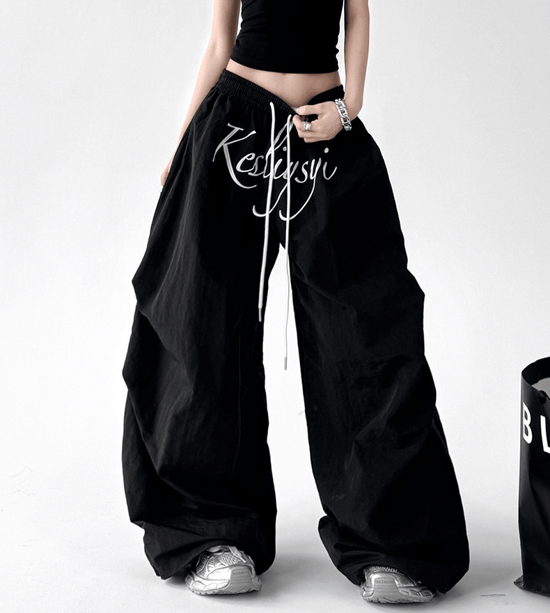 Oversized Script Parachute Pants – CT6616 - COPPING THREADS - CT Select
