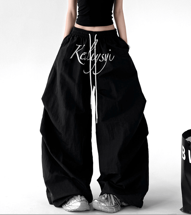 Oversized Script Parachute Pants – CT6616 - COPPING THREADS - CT Select