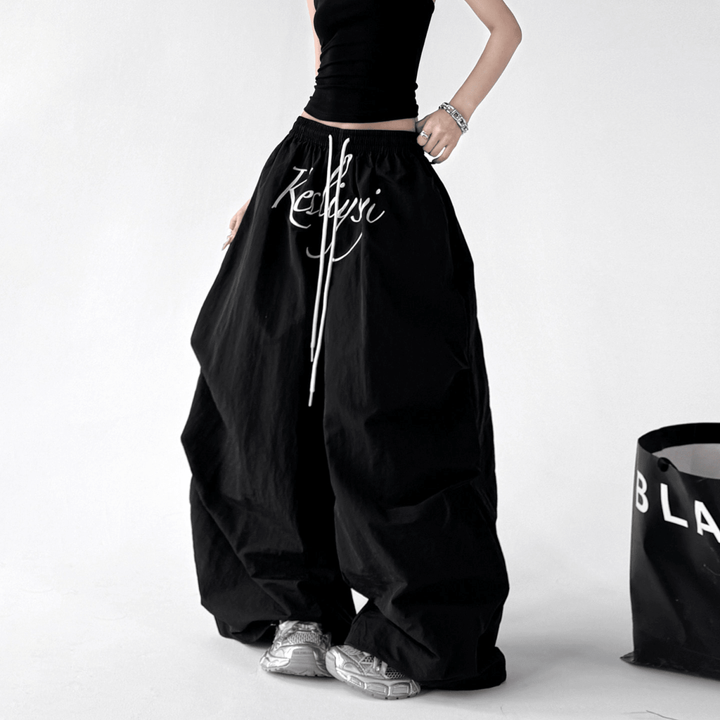 Oversized Script Parachute Pants – CT6616 - COPPING THREADS - CT Select