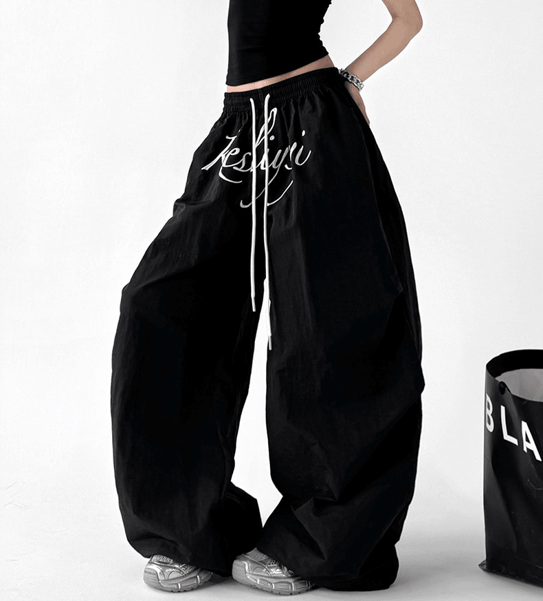 Oversized Script Parachute Pants – CT6616 - COPPING THREADS - CT Select