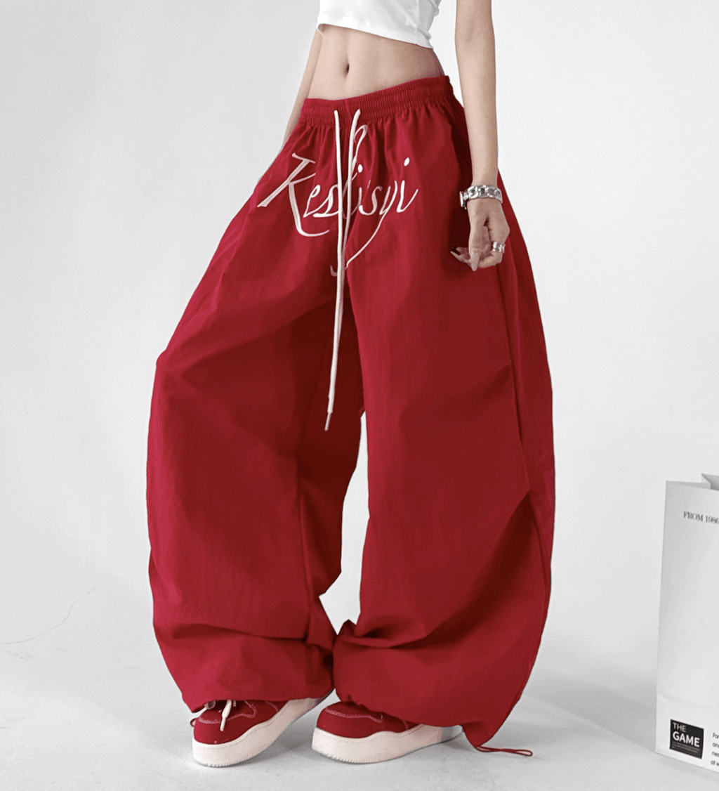 Oversized Script Parachute Pants – CT6616 - COPPING THREADS - CT Select