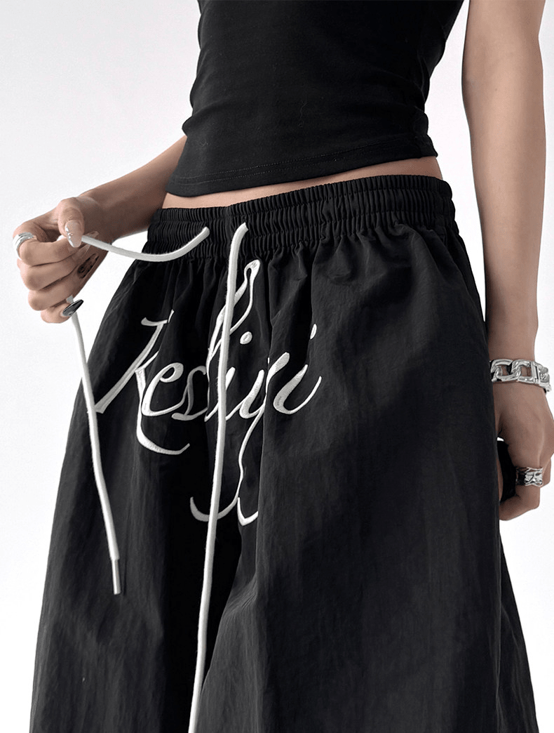Oversized Script Parachute Pants – CT6616 - COPPING THREADS - CT Select