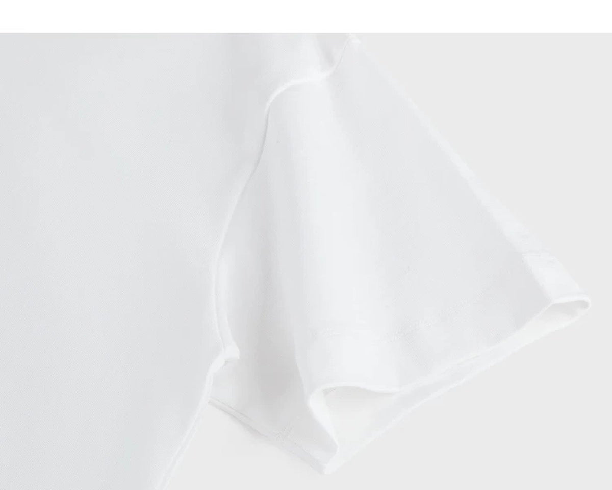 Oversized Short-Sleeve Henley - COPPING THREADS - IDLT