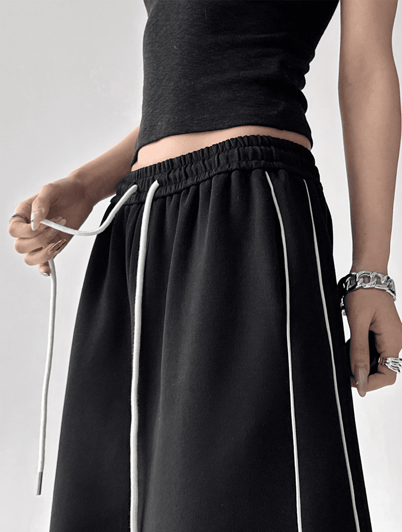 Oversized Side Piping Stripe Track Pants - COPPING THREADS - CT Select