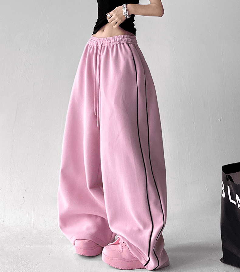 Oversized Side Piping Stripe Track Pants - COPPING THREADS - CT Select