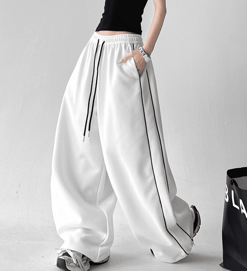 Oversized Side Piping Stripe Track Pants - COPPING THREADS - CT Select
