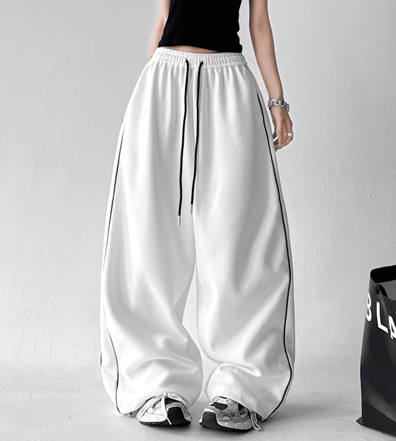 Oversized Side Piping Stripe Track Pants - COPPING THREADS - CT Select