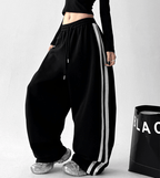 Oversized Side Stripe Wide - Leg Sweatpants - COPPING THREADS - CT Select