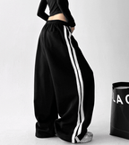 Oversized Side Stripe Wide - Leg Sweatpants - COPPING THREADS - CT Select