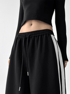 Oversized Side Stripe Wide - Leg Sweatpants - COPPING THREADS - CT Select
