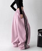 Oversized Side Stripe Wide - Leg Sweatpants - COPPING THREADS - CT Select