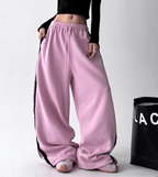 Oversized Side Stripe Wide - Leg Sweatpants - COPPING THREADS - CT Select
