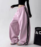 Oversized Side Stripe Wide - Leg Sweatpants - COPPING THREADS - CT Select
