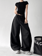 Oversized Straight Wide - Leg Trousers - COPPING THREADS - CT Select