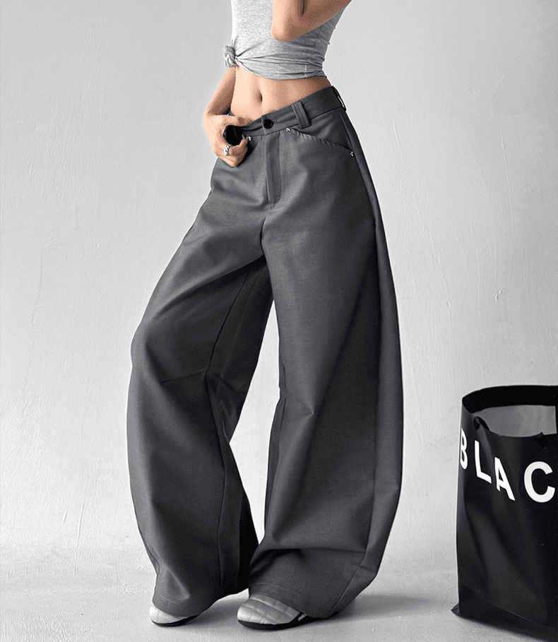 Oversized Straight Wide - Leg Trousers - COPPING THREADS - CT Select