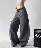 Oversized Straight Wide - Leg Trousers - COPPING THREADS - CT Select