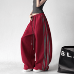 Oversized Triple - Stripe Wide - Leg Sweatpants - COPPING THREADS - CT Select