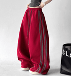 Oversized Triple - Stripe Wide - Leg Sweatpants - COPPING THREADS - CT Select