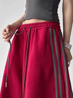 Oversized Triple - Stripe Wide - Leg Sweatpants - COPPING THREADS - CT Select