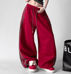 Oversized Triple - Stripe Wide - Leg Sweatpants - COPPING THREADS - CT Select