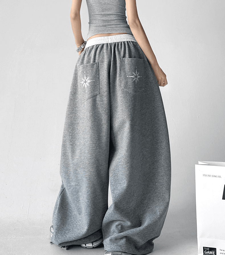 Oversized Waistband & Drawstring Sweatpants - COPPING THREADS - CT Select