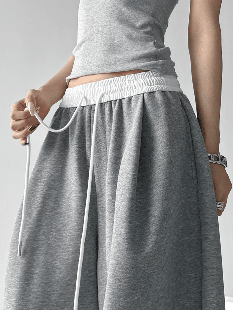 Oversized Waistband & Drawstring Sweatpants - COPPING THREADS - CT Select