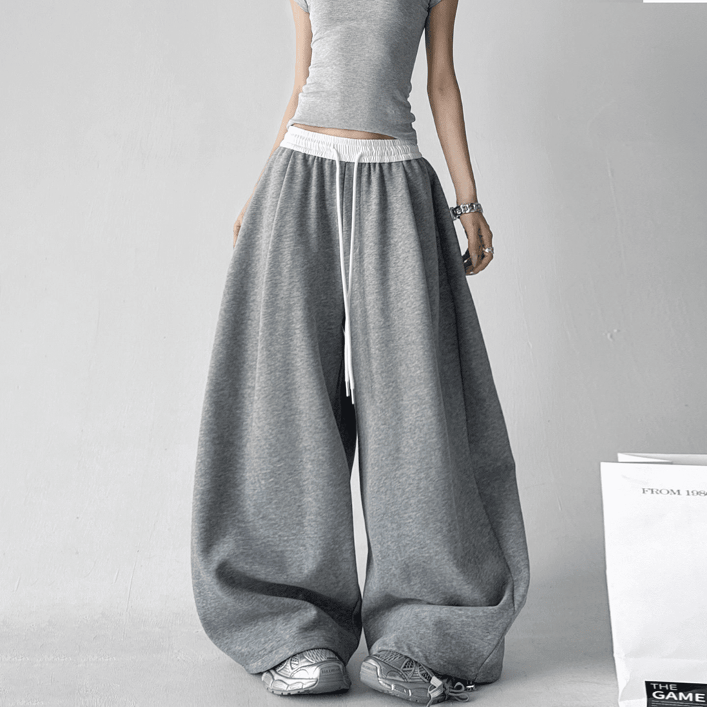Oversized Waistband & Drawstring Sweatpants - COPPING THREADS - CT Select